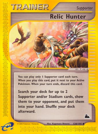 Relic Hunter Skyridge Pokemon Card