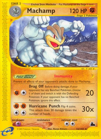 Machamp Skyridge Pokemon Card