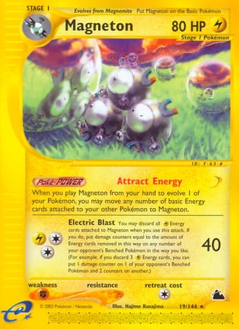 Magneton Skyridge Pokemon Card