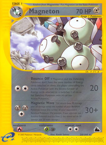 Magneton Skyridge Pokemon Card