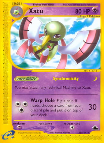Xatu Skyridge Pokemon Card
