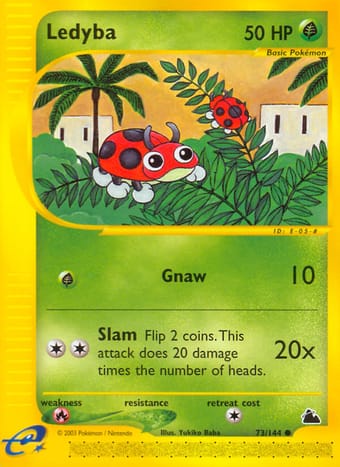 Ledyba Skyridge Pokemon Card