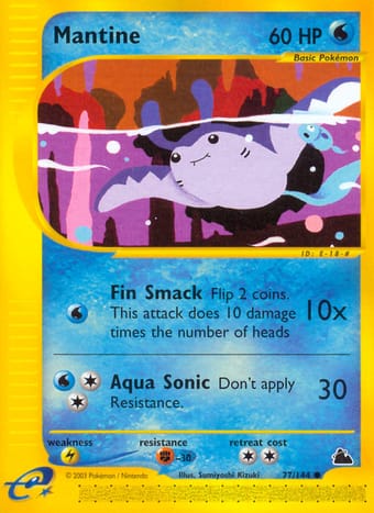 Mantine Skyridge Pokemon Card