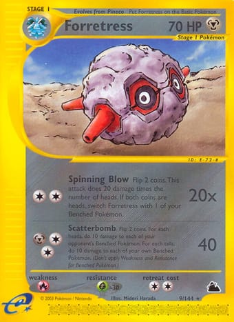 Forretress Skyridge Pokemon Card