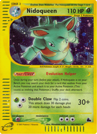 Nidoqueen Skyridge Pokemon Card