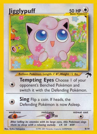 Jigglypuff Southern Islands Pokemon Card