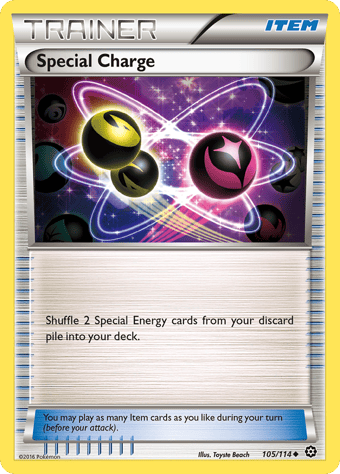 Special Charge Steam Siege Pokemon Card