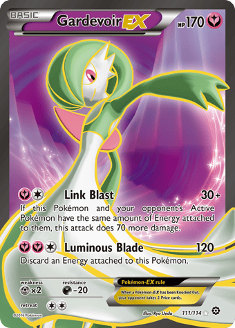 Gardevoir-EX Steam Siege Pokemon Card