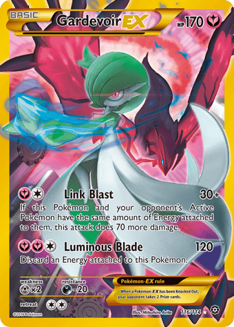 Gardevoir-EX Steam Siege Pokemon Card