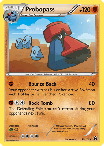 Probopass Steam Siege Pokemon Card