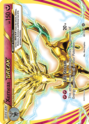Xerneas BREAK Steam Siege Pokemon Card