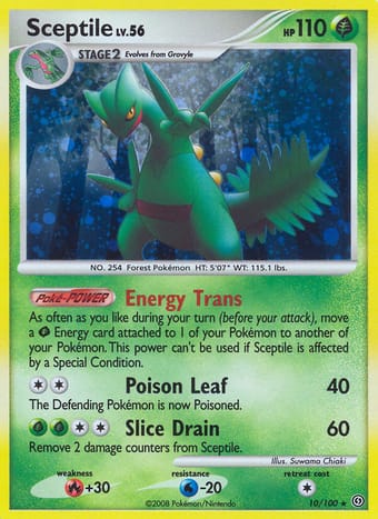 Sceptile Stormfront Pokemon Card