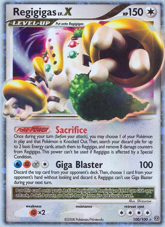 Regigigas Stormfront Pokemon Card