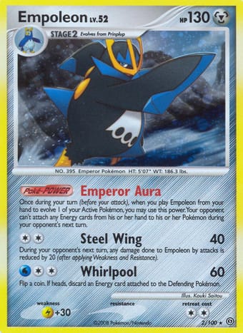 Empoleon Stormfront Pokemon Card