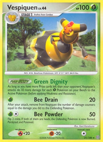Vespiquen Stormfront Pokemon Card