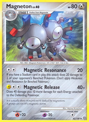Magneton Stormfront Pokemon Card