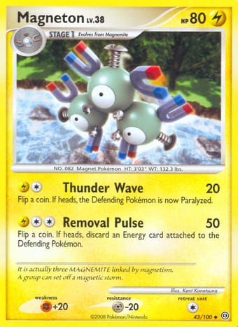 Magneton Stormfront Pokemon Card