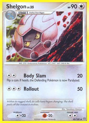 Shelgon Stormfront Pokemon Card