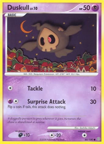 Duskull Stormfront Pokemon Card