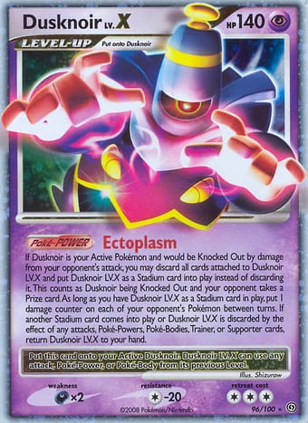 Dusknoir Stormfront Pokemon Card
