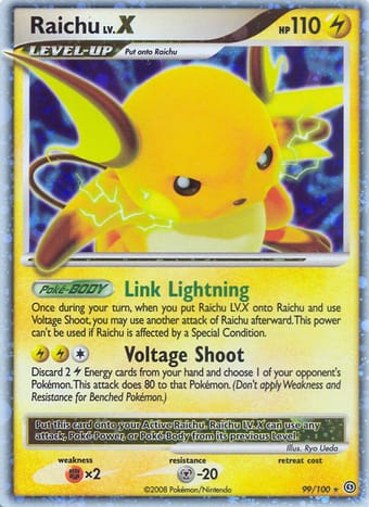 Raichu Stormfront Pokemon Card