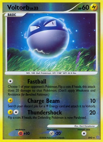 Voltorb Stormfront Pokemon Card