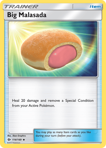 Big Malasada Sun & Moon Pokemon Card