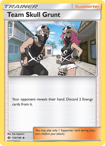 Team Skull Grunt Sun & Moon Pokemon Card