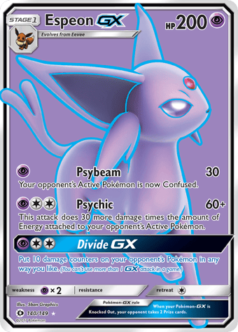 Espeon-GX Sun & Moon Pokemon Card