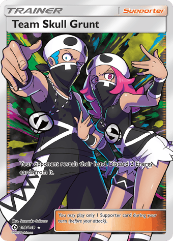 Team Skull Grunt Sun & Moon Pokemon Card