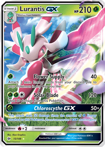 Lurantis-GX Sun & Moon Pokemon Card