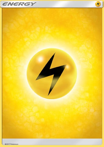 Lightning Energy Sun & Moon Pokemon Card