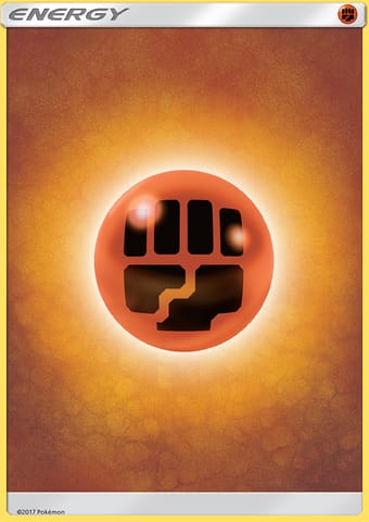 Fighting Energy Sun & Moon Pokemon Card