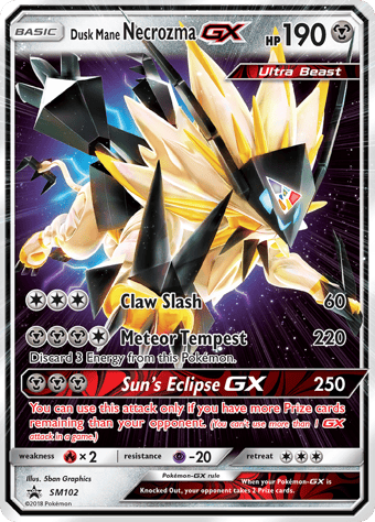 Dusk Mane Necrozma-GX SM Black Star Promos Pokemon Card