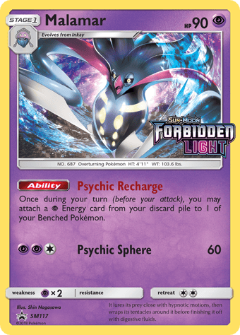 Malamar SM Black Star Promos Pokemon Card