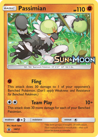Passimian SM Black Star Promos Pokemon Card