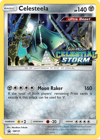 Celesteela SM Black Star Promos Pokemon Card