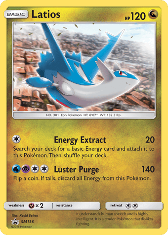 Latios SM Black Star Promos Pokemon Card