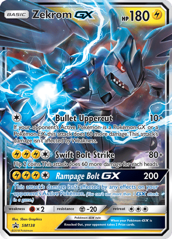 Zekrom-GX SM Black Star Promos Pokemon Card