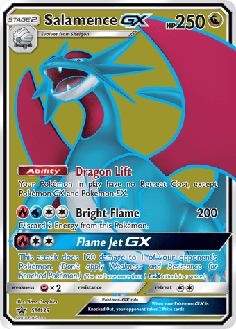 Salamence-GX SM Black Star Promos Pokemon Card