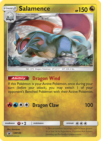 Salamence SM Black Star Promos Pokemon Card
