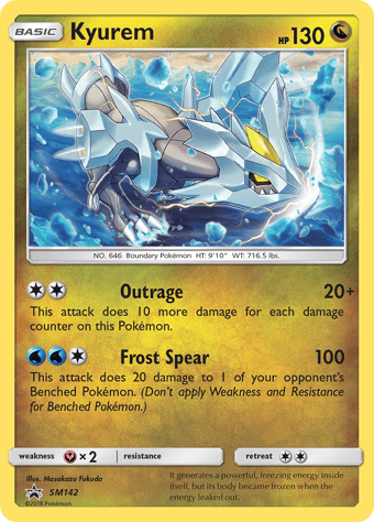 Kyurem SM Black Star Promos Pokemon Card