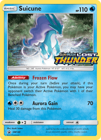 Suicune SM Black Star Promos Pokemon Card