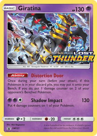 Giratina SM Black Star Promos Pokemon Card