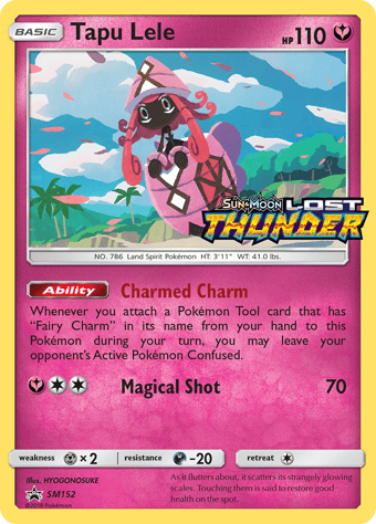 Tapu Lele SM Black Star Promos Pokemon Card