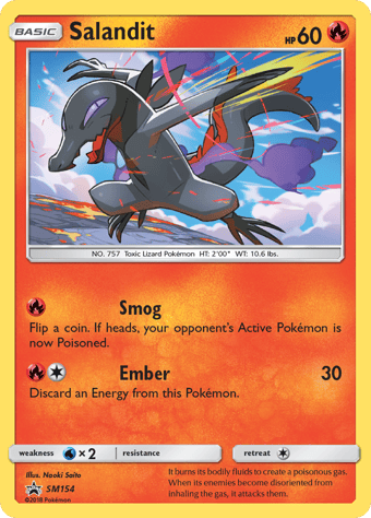 Salandit SM Black Star Promos Pokemon Card