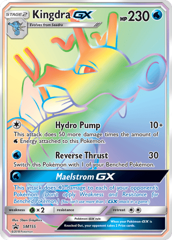 Kingdra-GX SM Black Star Promos Pokemon Card