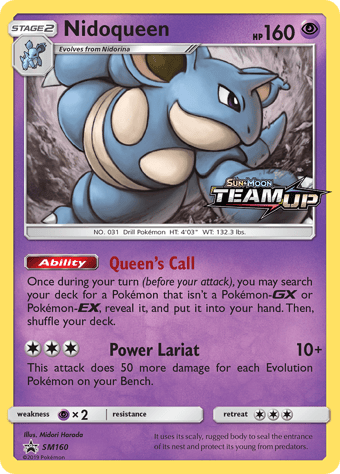 Nidoqueen SM Black Star Promos Pokemon Card