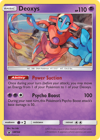 Deoxys SM Black Star Promos Pokemon Card