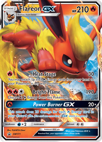 Flareon-GX SM Black Star Promos Pokemon Card